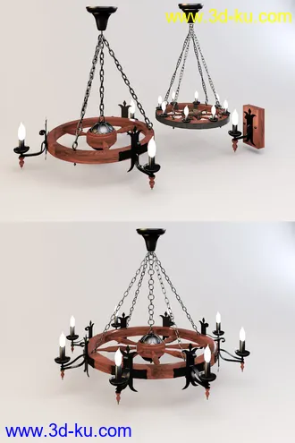 墙壁灯模型72个的图片