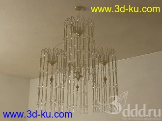 吊灯模型,水晶吊灯模型,共303个的图片3