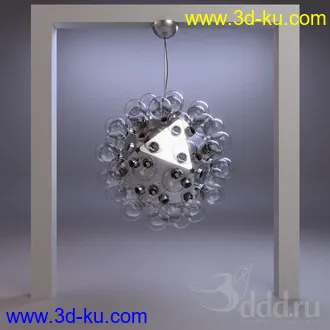 吊灯模型,水晶吊灯模型,共303个的图片8