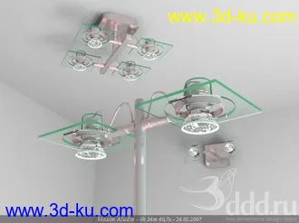 吊灯模型,水晶吊灯模型,共303个的图片24