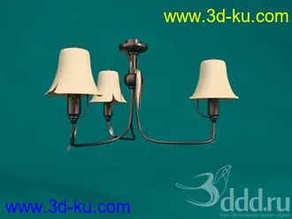 吊灯模型,水晶吊灯模型,共303个的图片25