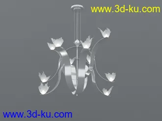 吊灯模型,水晶吊灯模型,共303个的图片50