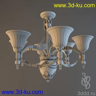 吊灯模型,水晶吊灯模型,共303个的图片