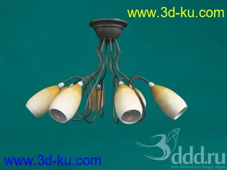 吊灯模型,水晶吊灯模型,共303个的图片