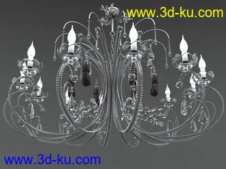 吊灯模型,水晶吊灯模型,共303个的图片
