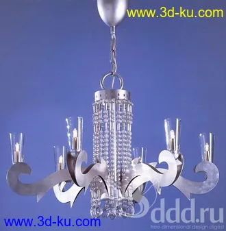 吊灯模型,水晶吊灯模型,共303个的图片