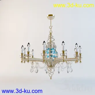 吊灯模型,水晶吊灯模型,共303个的图片