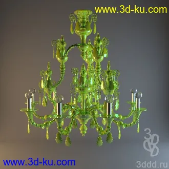 吊灯模型,水晶吊灯模型,共303个的图片