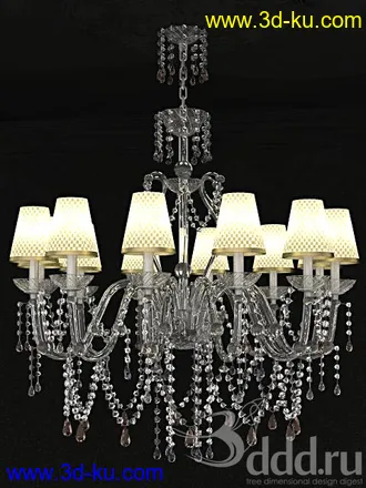 吊灯模型,水晶吊灯模型,共303个的图片