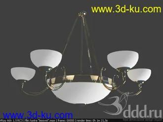 吊灯模型,水晶吊灯模型,共303个的图片