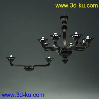 吊灯模型,水晶吊灯模型,共303个的图片