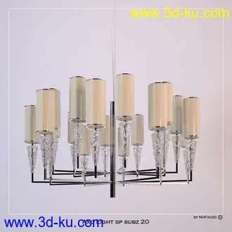 吊灯模型,水晶吊灯模型,共303个的图片