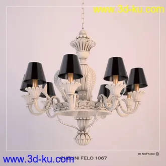 吊灯模型,水晶吊灯模型,共303个的图片