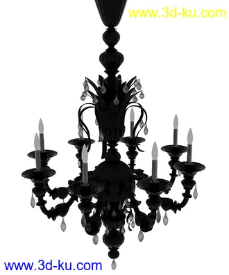 吊灯模型,水晶吊灯模型,共303个的图片