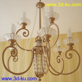 吊灯模型,水晶吊灯模型,共303个的图片