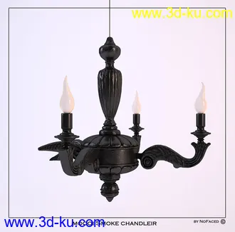 吊灯模型,水晶吊灯模型,共303个的图片