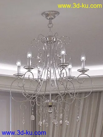 吊灯模型,水晶吊灯模型,共303个的图片