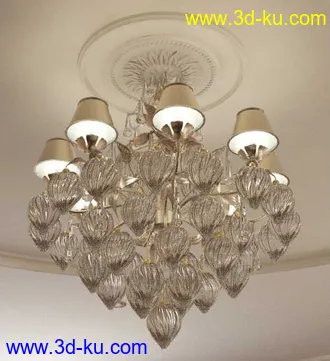 吊灯模型,水晶吊灯模型,共303个的图片