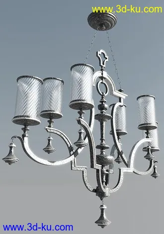 吊灯模型,水晶吊灯模型,共303个的图片