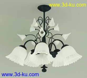 吊灯模型,水晶吊灯模型,共303个的图片