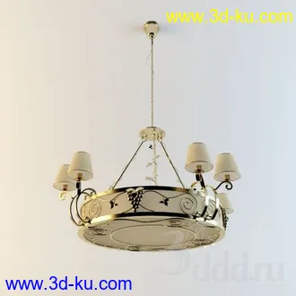 吊灯模型,水晶吊灯模型,共303个的图片