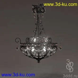 吊灯模型,水晶吊灯模型,共303个的图片
