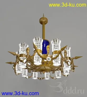 吊灯模型,水晶吊灯模型,共303个的图片