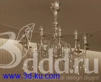 吊灯模型,水晶吊灯模型,共303个的图片