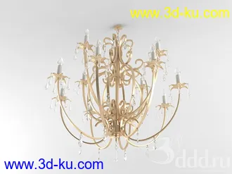 吊灯模型,水晶吊灯模型,共303个的图片