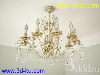 吊灯模型,水晶吊灯模型,共303个的图片
