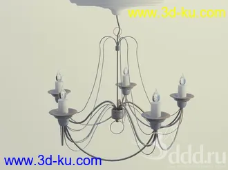 吊灯模型,水晶吊灯模型,共303个的图片