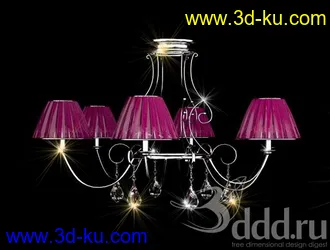 吊灯模型,水晶吊灯模型,共303个的图片