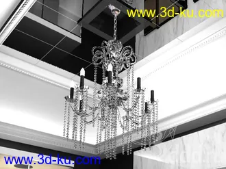 吊灯模型,水晶吊灯模型,共303个的图片