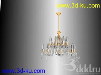 吊灯模型,水晶吊灯模型,共303个的图片