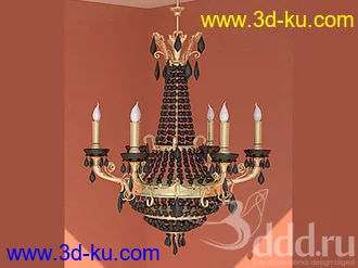 吊灯模型,水晶吊灯模型,共303个的图片