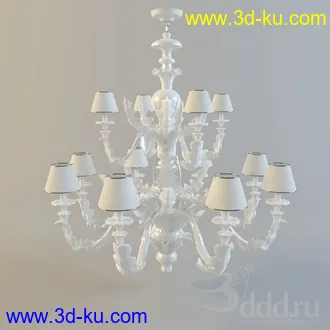 吊灯模型,水晶吊灯模型,共303个的图片