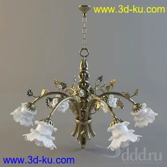 吊灯模型,水晶吊灯模型,共303个的图片