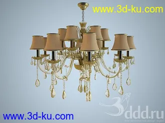 吊灯模型,水晶吊灯模型,共303个的图片