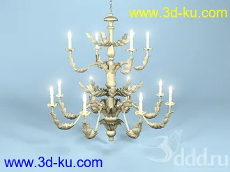 吊灯模型,水晶吊灯模型,共303个的图片