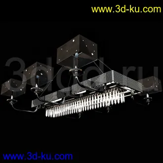 吊灯模型,水晶吊灯模型,共303个的图片