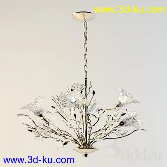 吊灯模型,水晶吊灯模型,共303个的图片