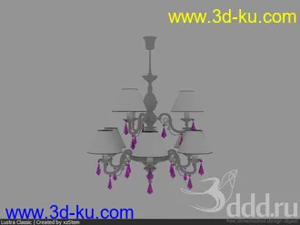 吊灯模型,水晶吊灯模型,共303个的图片