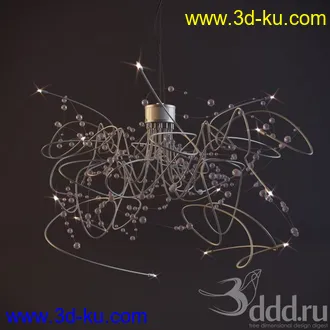 吊灯模型,水晶吊灯模型,共303个的图片