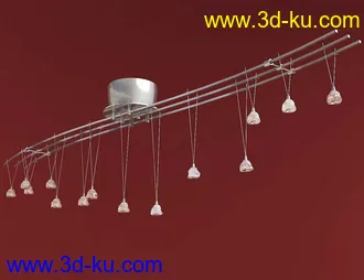 吊灯模型,水晶吊灯模型,共303个的图片