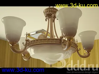 吊灯模型,水晶吊灯模型,共303个的图片