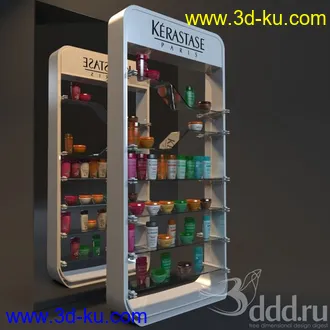 美容院物品模型,化妆物品合集的图片