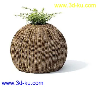 盆栽模型,盆景模型,花卉模型,植物模型合集共63个的图片53