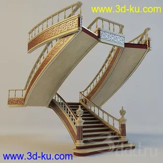 楼梯护栏,楼梯扶手,梯级,旋转楼梯,铁楼梯,等楼梯模型的图片