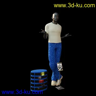 假人模型,衣服模特,衣服,盒子等模型的图片