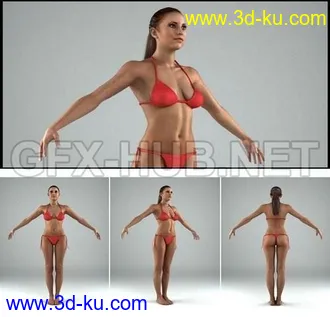 十个美少女模型的图片